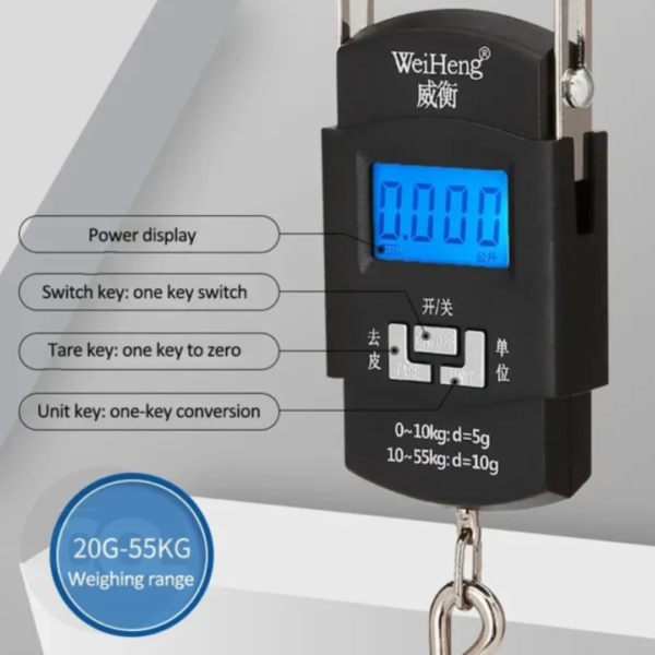 50kg Digital Led Screen Luggage Weight Scale