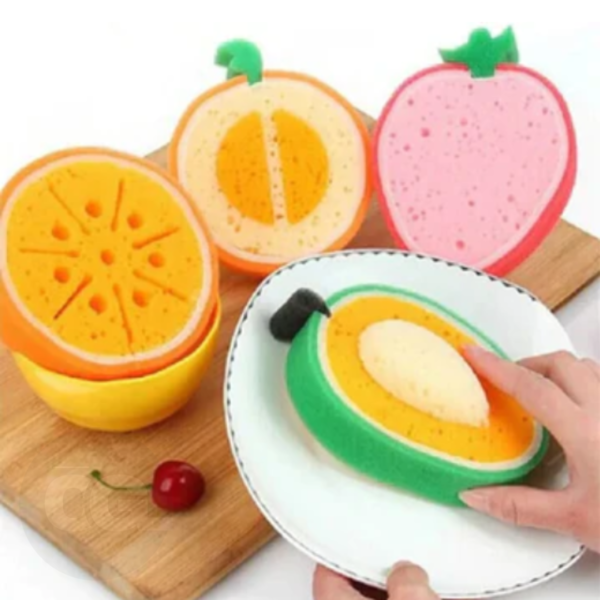 Fruit Shaped Dish Washing Sponge