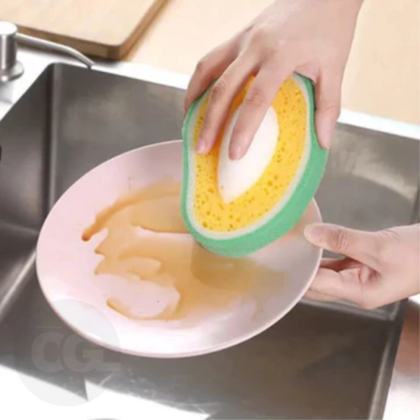 Fruit Shaped Dish Washing Sponge - Image 4