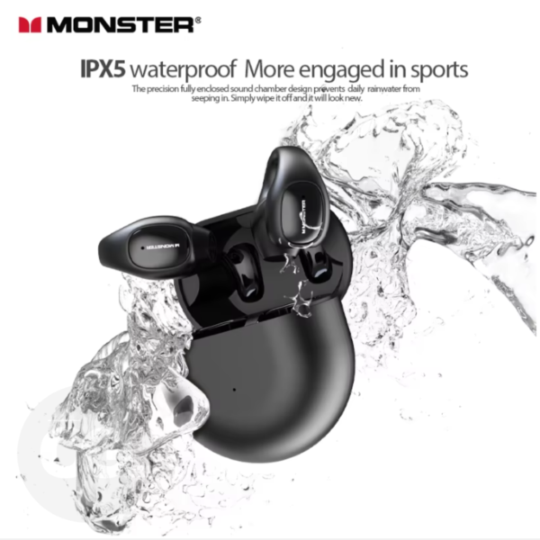 Monster Open Ear 200 Ear-clip Earbuds Sports Wireless Headphones Bluetooth Earphone Running Headsets with Mic Earbook Waterproof - Image 2