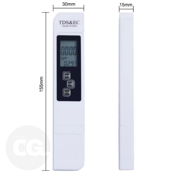 TDS Meter Conductivity Pen - EC TDS Pen Tester Digital LCD Meter - Image 5